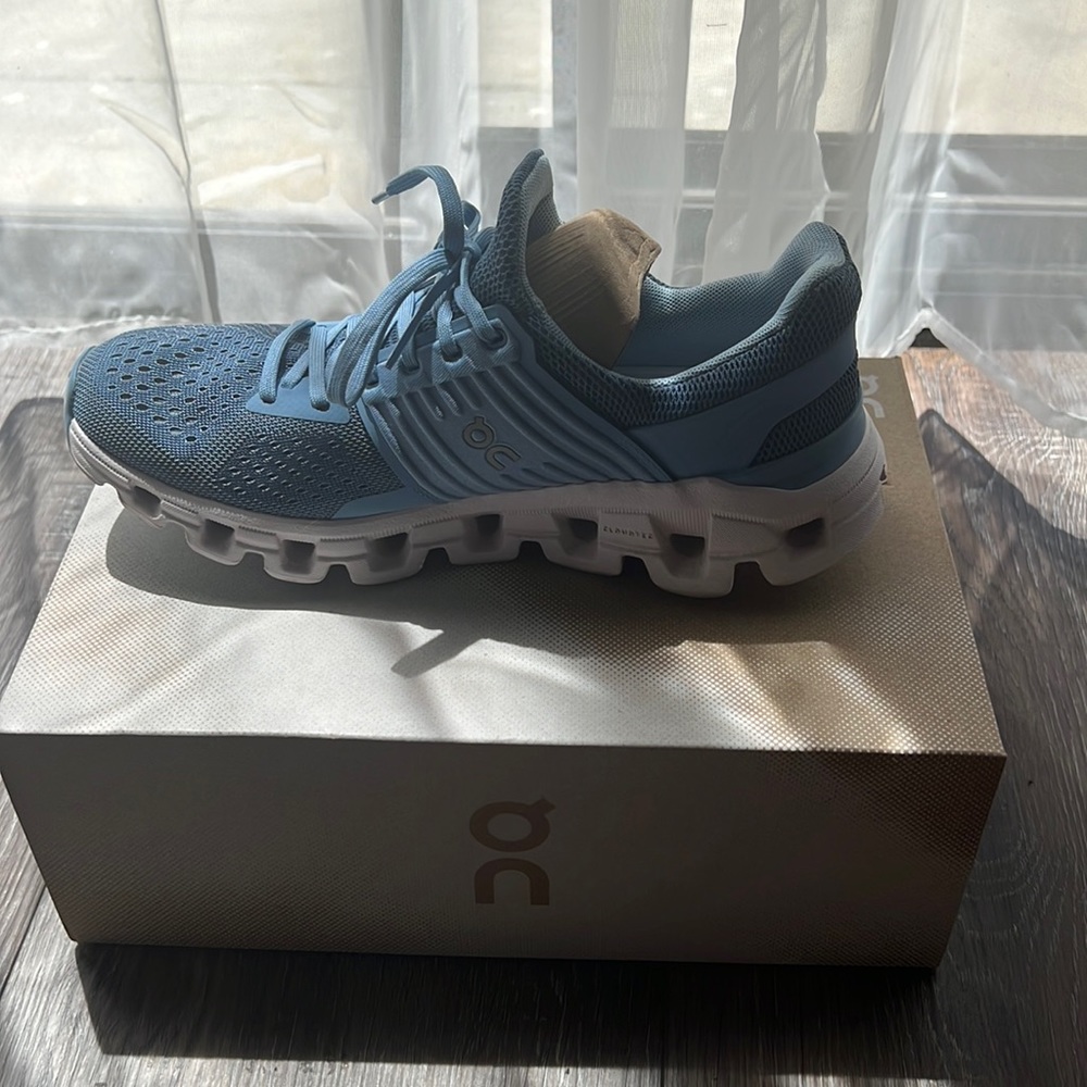 Cloudswift running shoes. Used once. Like new.